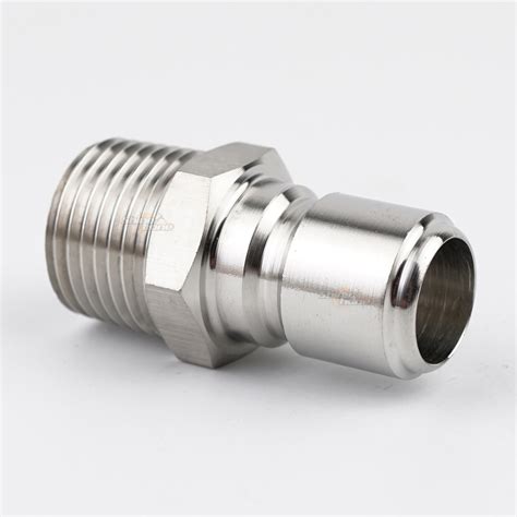 Stainless Steel Quick Disconnect Male Qd X 12 In Mpt Shinehone