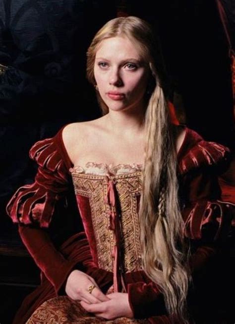 Scarlett Johansson Portrays The Role Of Mary Boleyn In The Film The Other Boleyn Girl