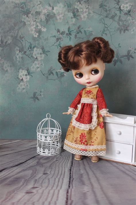 Blythe Vintage Dress Blythe Doll Clothes Etsy Blythe Dolls Doll