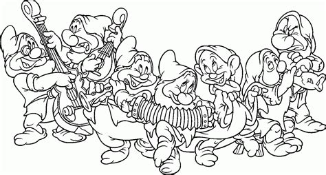 Dibujo de jack sparrow para colorear. Dibujos de Blancanieves y los siete enanitos para colorear