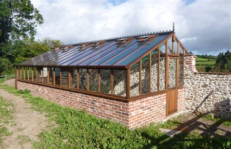 11 x 30ft timber bespoke three quater span and toughened glass backyard greenhouse greenhouse
