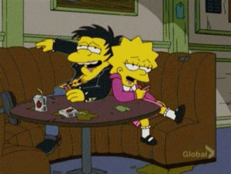 The Simpsons Nelson Muntz And Lisa Simpson Art Simpso