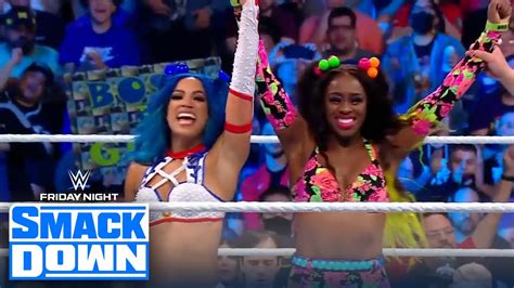 Sasha Banks And Naomi Face Queen Zelina And Carmella At WrestleMania
