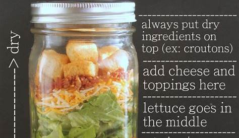 How to: Mason Jar Salads - Angie Holden The Country Chic Cottage