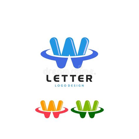 Letters W Company Logo Design Stock Illustration Illustration Of