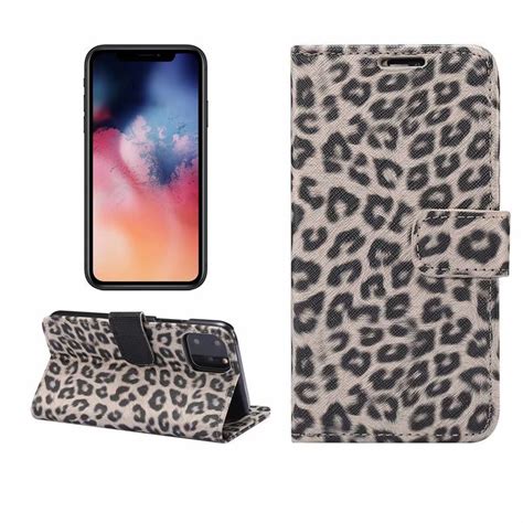 Leopard Print Leather Wallet Stand Case Cover For Iphone 11 12 Pro Max