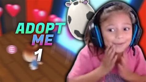 First Video Playing Roblox In Adopt Me Youtube