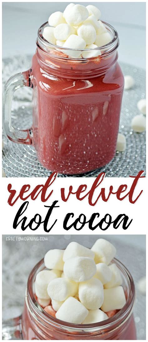 Make This Fun Red Velvet Hot Chocolate Recipe This Winter Pretty Red