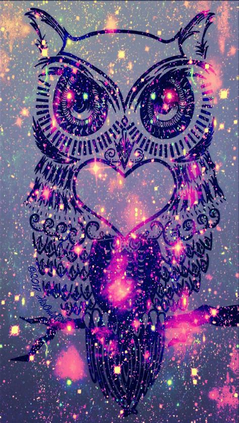 Dark Owl Galaxy Wallpaper I Created Wallpaper World Owl Wallpaper