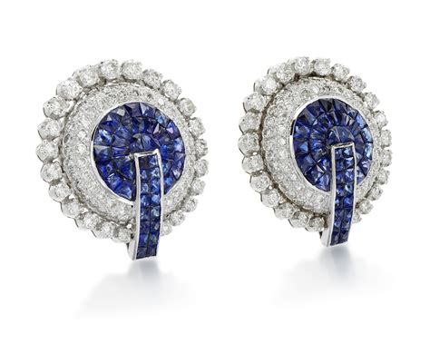 Pair Of Sapphire And Diamond Earrings Fine Jewels Jewellery Sotheby S