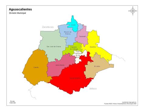 Mapa De Aguascalientes Sin Nombres En Blanco Y Negro Descarga