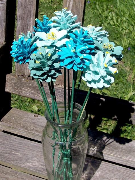 (c) being the cheapest place to get married in nevada. Pine Cone Flowers. Painted Pine Cones on 12-inch Wood ...