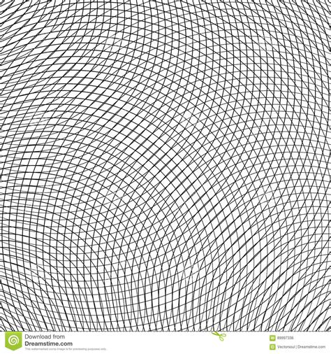 Grid Mesh Of Circular Thin Lines Geometric Texture Pattern Stock