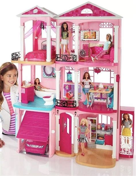 Mattel Barbie Dream House 3 Story Dollhouse Furniture Elevator Pool