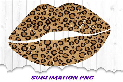 Leopard Print Lips Sublimation Png Design 447335 Sublimation