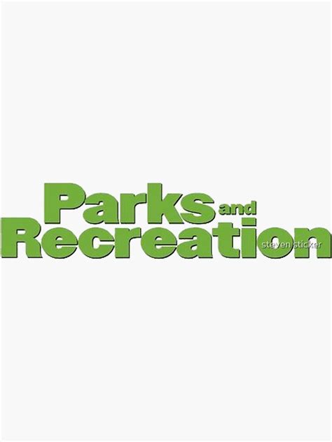 Parks And Rec Logo Sticker For Sale By Mikepool Redbubble