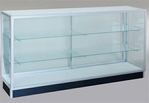 Extra Vision Showcase 6 Ft Glass Display Case With Aluminum Frame