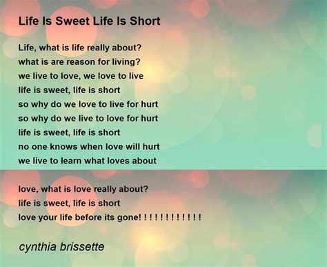 10 Short Poems About Life Love And The End Lizella Prescott