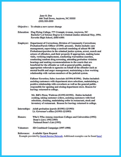 perfect correctional officer resume   noticed
