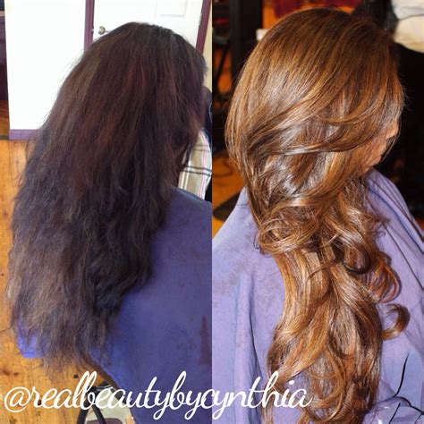 You can do up to 3 colour remover applications in a day. Before and after color correction removing black to ...