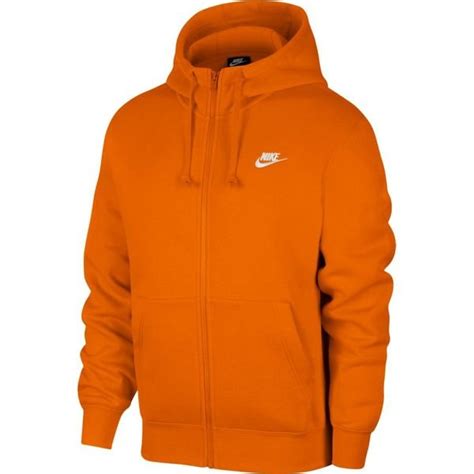 Nike Club Hoodie In Orange Ubicaciondepersonascdmxgobmx