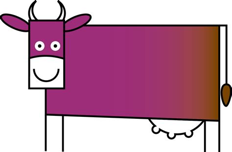 Purple Cow Clipart Full Size Clipart 2376413 Pinclipart