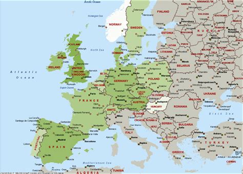 England And Northwestern Europe Map Uk United Kingdom Of Great
