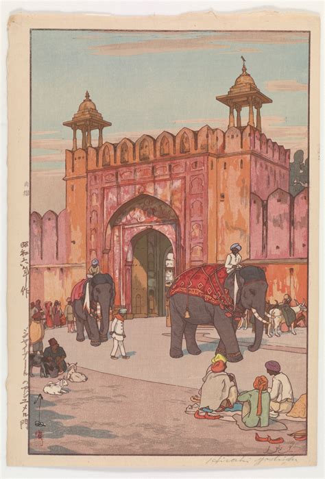 Exquisite Postcards Depict 1930s India In Japanese Woodblock Style