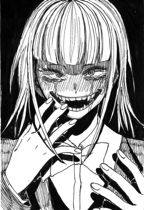 Psychotic Anime Girl Face