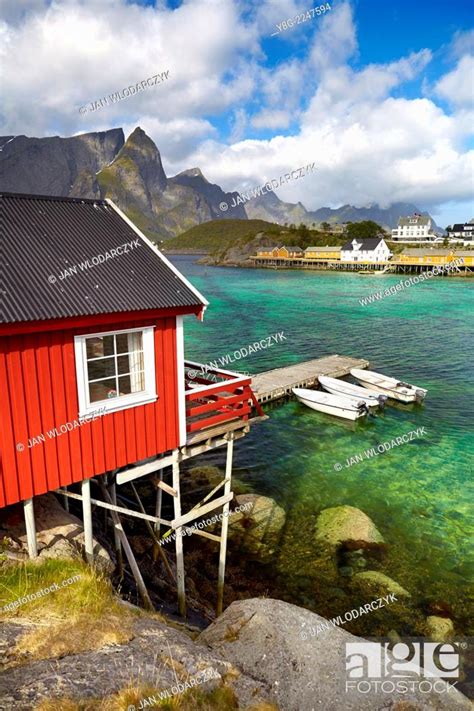 Lofoten Islands Moskenes Norway Stock Photo Picture And Rights