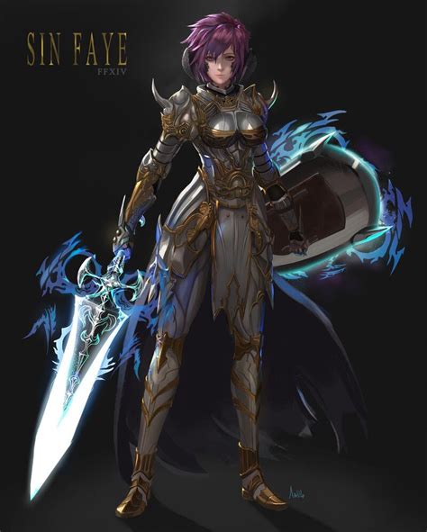 ArtStation Sin Faye Ari Hidayat Fantasy Female Warrior Final