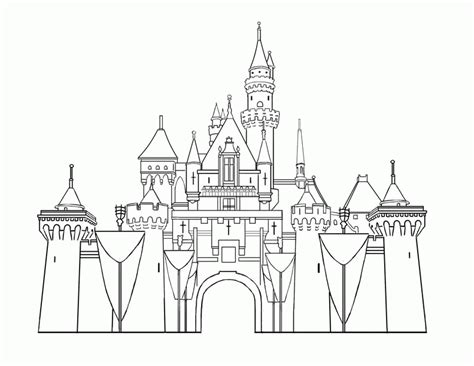 Print and color your favorite coloring. Disney Castle Coloring Pages Printable - Coloring Home