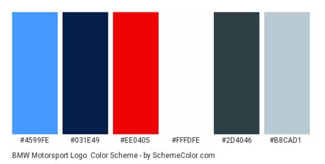 Bmw Motorsport Logo Color Scheme Blue