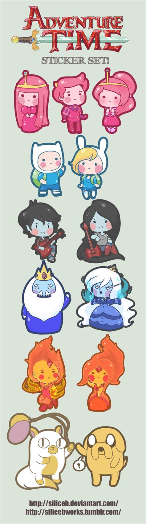 Adventure Time Chibis By Siliceb On Deviantart
