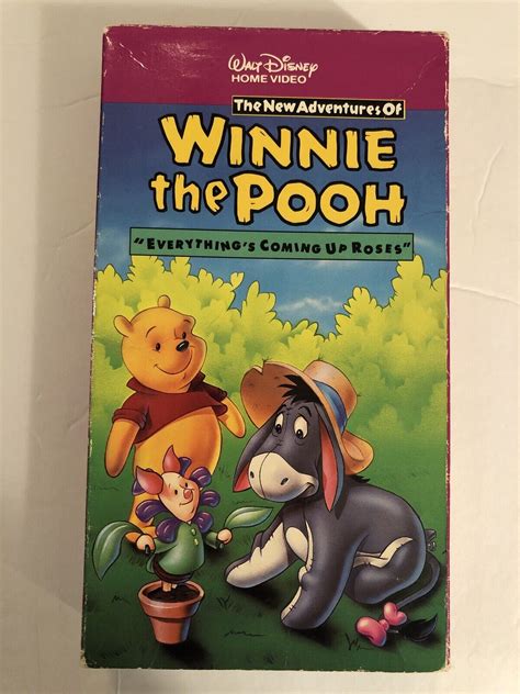 Walt Disney New Adventures Of Winnie The Pooh Everythings Coming Up Roses Vhs Ebay