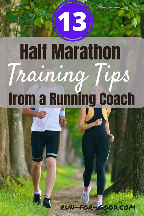 Half Marathon Training Tips From A Running Coach Run For Good
