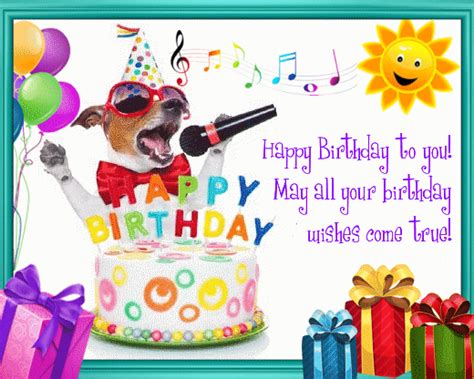 All of us wish you a day filled with. May All Your Birthday Wishes Come True. Free Birthday ...