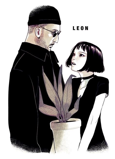 Leon The Professional Art Leon And Mathilda Jean Reno Leon Film Art Movie Art Space
