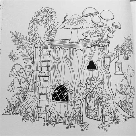 Printable Enchanted Forest Coloring Pages