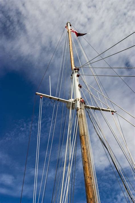 Ship Mast Stock Photo Image Of Angle Rope Mast Mizzens 36653088