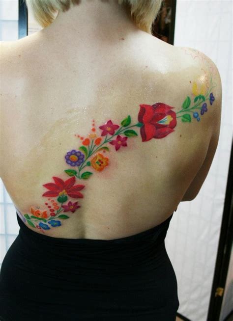 Folk Tattoo Embroidery Tattoo Hungarian Tattoo Pattern Tattoo