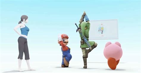Newcomer Wii Fit Trainer Joins Smash Bros Roster To Teach Some Fitness Moves To Mario Link And