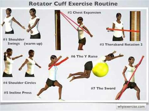 Rotatir Cuff Routine Rotator Cuff Exercises Shoulder Rehab Exercises