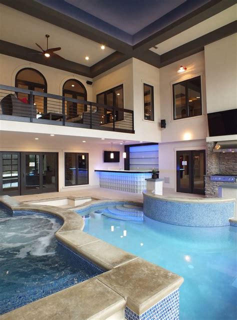 Amazing Indoor Pool Luxury Homes Dream Houses Indoor Pool Design