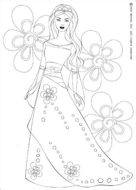 So here are 50 free printable barbie coloring pages to realize & enhance your kids creative side. Barbie princess coloring pages - Hellokids.com