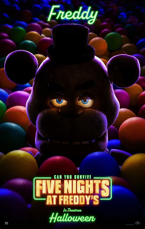 FNaF Movie Freddy Fazbear Poster 2 High Resolution Five Nights At