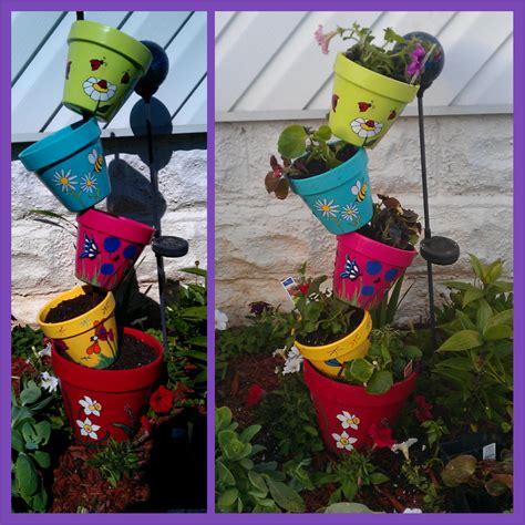 Tipsy Flower Pots Flower Pots Flowers Tipsy Wind Sock Planter Pots