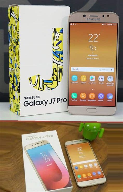 Smartphone Samsung J730g Galaxy J7 Pro 64gb Open Dourado Dual Chip 55