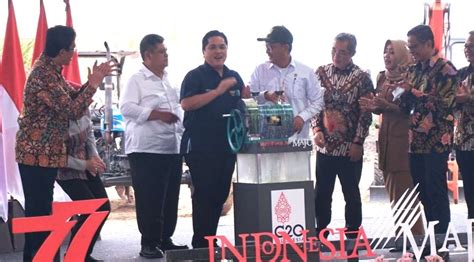 Erick Thohir Buka Kick Off Revitalisasi Industri Gula Nasional