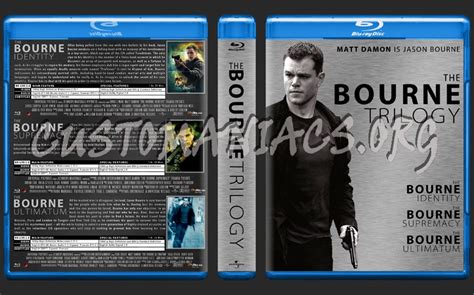 The Bourne Trilogy Blu Ray Cover Dvd Covers And Labels By Customaniacs Id 140927 Free Download
